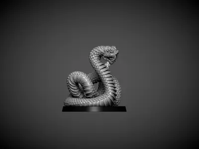 Giant Snake 3D print model