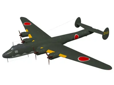 Nakajima G5N Shinzan Kai 3D model