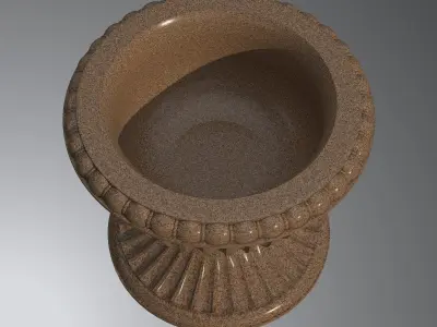 PLANT POT 01 Free 3D model