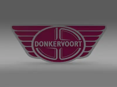 Donkervoort logo 3D model