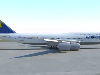 B 747-8 3D model