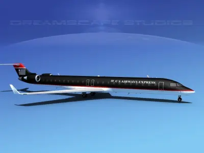 Bombardier CRJ900 US Air Express 3D model