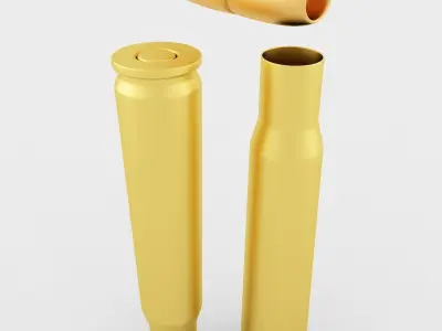 50 BMG Cartridge 3D model