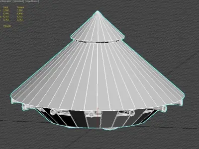 Leonardos fighting vehicle Free low-poly 3D model