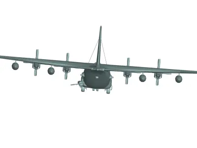 Lockheed AC-130 3D model