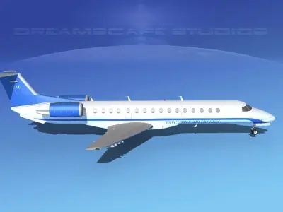 Embraer ERJ-140 Executive Express 3D model