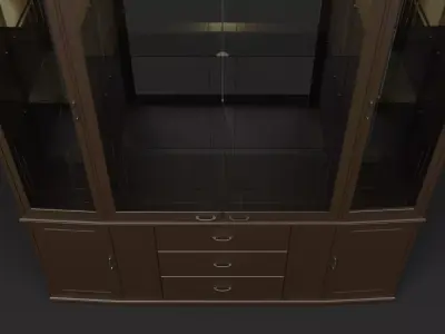 Antique Showcase Free 3D model purchase