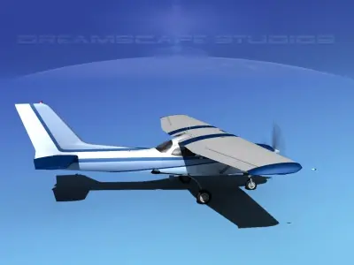 Cessna 172RG Cutlass V09 3D model