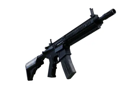 M4A1 Carbine Low-poly 3D model