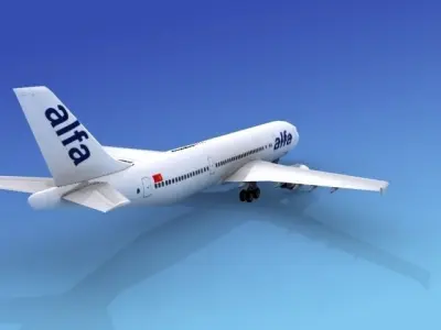 Airbus A300 Alfa 1 3D model
