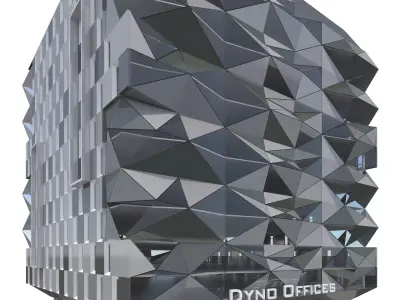 Commercial Building-016 Office Tower 3D model