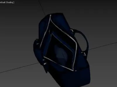 Duffel Bag Low-poly 3D model