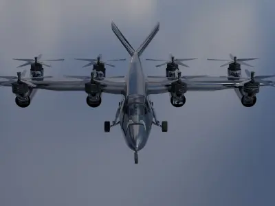 vertical aerospace vx4 aircraft 3D model