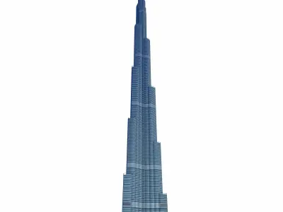 Burj Khalifa Tower 3D model
