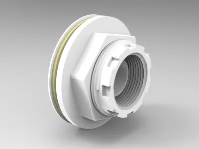 Pool plastic part - plastic inyection 3D model