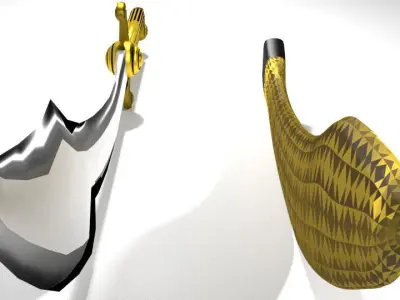 Sword - Fantasy Type 1 3D model