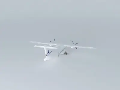 CanaryFly Airlines ATR42 Free 3D model