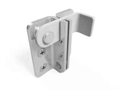 Hinge with lock 3D model