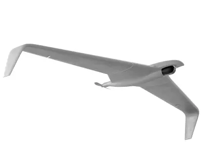 Drone UAV ZALA 421 3D model