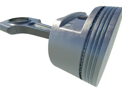 Piston engine 3D model