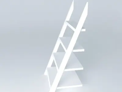 Ladder bookshelf Free 3D model