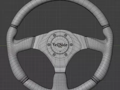 Steering Wheel Veilside 3D model