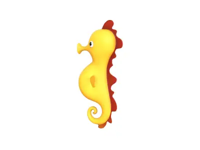 Sea Horse v002 3D model
