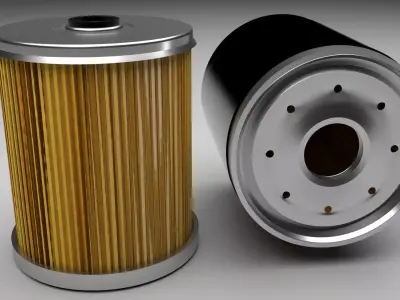 Car Oil Filters 3D model