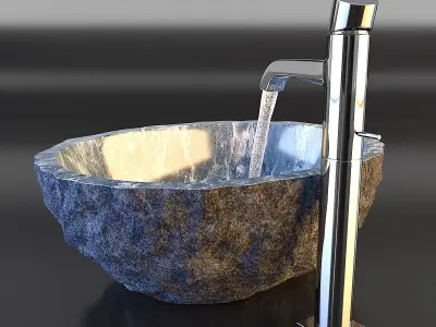 Marble sink 3D model