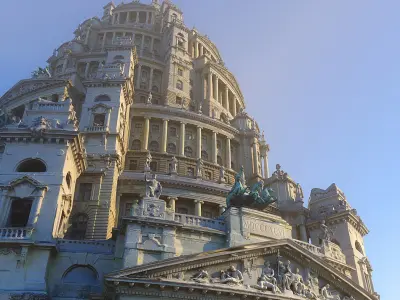 Tower of Babel 3D model buy