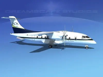 Dornier Do-328-130 Southern Charter 3D model