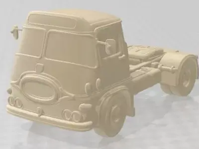 ERF KV Series 4x2 Lorry 1963 Printable Truck 3D print model