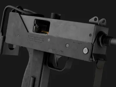 mac 10 Free low-poly 3D model