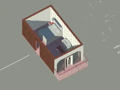 Room Design and Space Planing Free 3D model