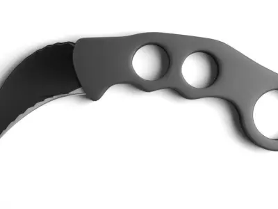 Karambit Knife 2 3D model