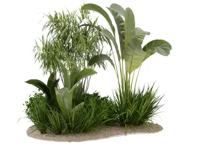 Collection plant vol 288 blender model Free 3D model