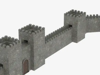 Medieval Castle Pack Low-poly 3D model