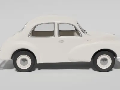 Morris Minor 1000 Free 3D model