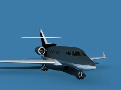 Hawker Siddley 800SR V13 3D model