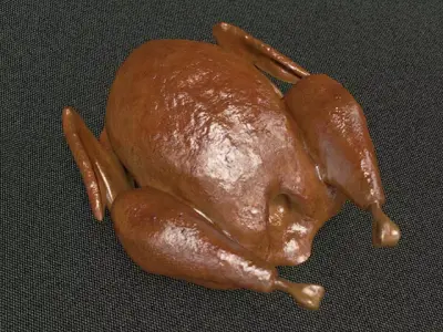 Roasted Turkey 3D model
