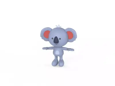 Character014 Ratel Animal  Low-poly 3D model