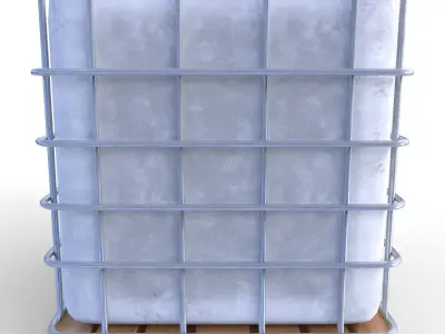 IBC Container 3 Low-poly 3D model