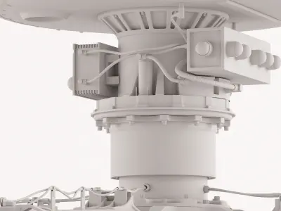 Apache Helicopter Rotor 3D model