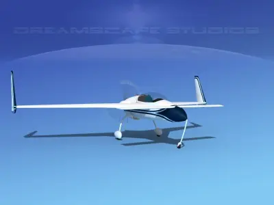 Rutan VariEze V08 3D model