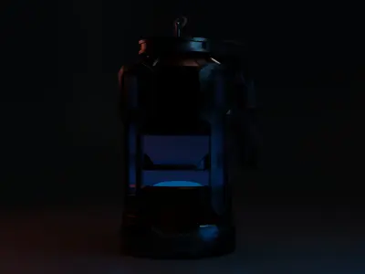 Sci- Liquid chamber Free low-poly 3D model