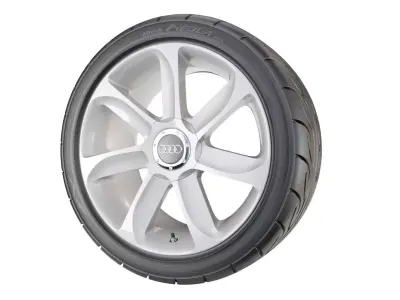 Performance Car Wheel 3D model