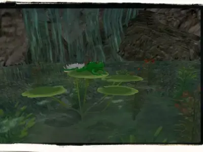 Green Frog Free 3D model