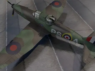 Boulton Paul Defiant Mk-2 3D model