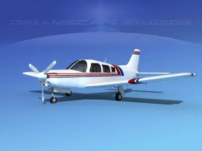 Piper Turbo Arrow 240 V01 3D model