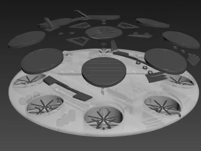 24 Winds - The Final Vehicle - Concept 02 3D print model